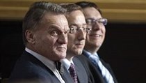 Lídr pražské ODS Bohuslav Svoboda a místopředsedové Rudolf Blažek a Jiří Janeček. | na serveru Lidovky.cz | aktuální zprávy