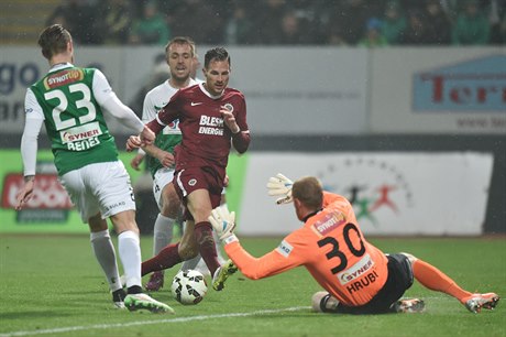 Utkání Jablonec - Sparta.