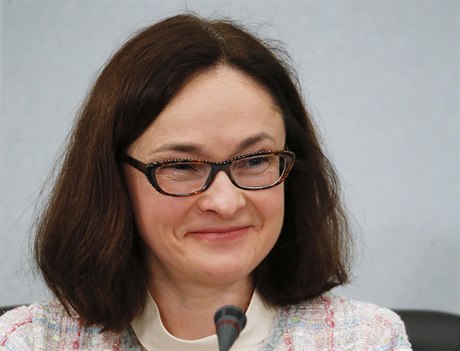 Guvernérka ruské centrální banky Elvira Nabiullina.