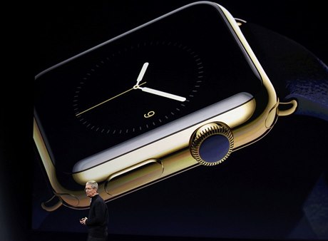 Zlaté Apple hodinky