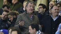 Jeremy Clarkson na fotbalovm utkn mezi Chelsea Londn a Paris St Germain.