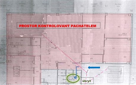 Plán restaurace Druba, kde v únoru stelec Zdenk K. zastelil osm lidí.