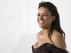 Hereka Rodriguez na premiée filmu Rychle a zbsile 7 v Hollywoodu.