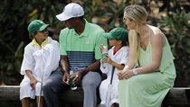 Lindsey Vonnov, Tiger Woods a dti bval golfov jedniky.