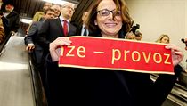 Primátorka Prahy Adriana Krnáčová při pondělním slavnostním otevření... | na serveru Lidovky.cz | aktuální zprávy