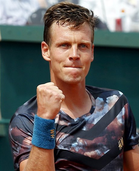 Tomá Berdych na turnaji v Monte Carlu.