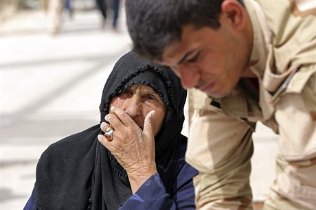 Staenka, která uprchla ped Islámským státem z Iráku.