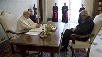 Prezident Miloe Zeman na nvtv u papee.