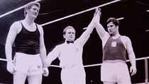 esk boxer Petr Sommer (vpravo) na archivn fotografii.