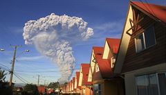 Výbuch chillské sopky Calbuco.