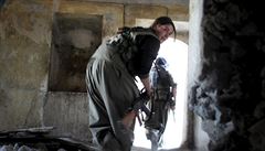 Kurdské bojovnice pi jedné z akcí proti Islámskému státu.