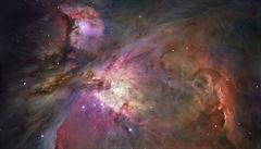 Mlhovinu v souhvzdí Orion zachytil Hubblev teleskop, který je ve vesmíru ji...