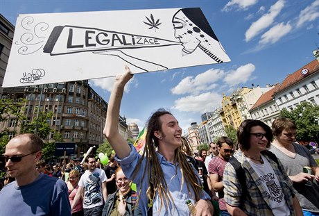 V pátek se konal 18. roník praské demonstrace s názvem Million Marihuana March 2015.
