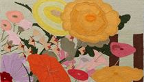 Alena Kučerová: U plotu (Můj krásný kout, 2011). Výšivka. Alena Kučerová: U plotu (Můj krásný kout, 2011). Výšivka.
