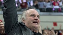 Hudebník Michael Kocáb při sledování čtvrtfinálového zápasu. | na serveru Lidovky.cz | aktuální zprávy