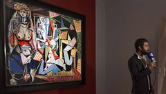 Aukci Picassova plátna sledovala veejnost napjat. Odhadní cena kubistické...