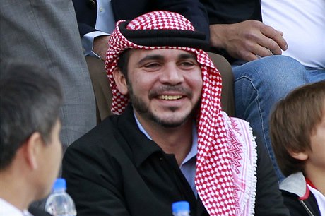 Jordánský princ Alí bin Husajn by rád do ela svtového fotbalu.