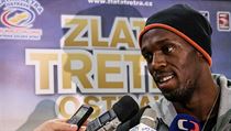 Jamajský sprinter Usain Bolt v zajetí novinářů. | na serveru Lidovky.cz | aktuální zprávy
