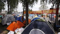 Protivldn demonstranti v makedonskm Skopje okupuj ulice msta,