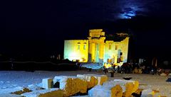 Historický palác ve mst  Palmýra dobytém Islámským státem.