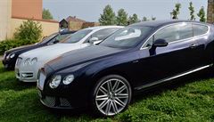 Sraz voz Rolls-Royce a Bentley se v sobotu uskutenil v praské Dubi.