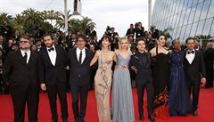 Ped zahájením slavnostního ukonení filmového fesitavalu v Cannes se na...