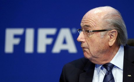 Znovuzvolený prezident FIFA Sepp Blatter.