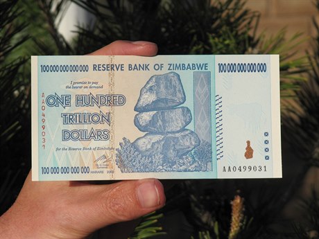 Bankovka Zimbabwe