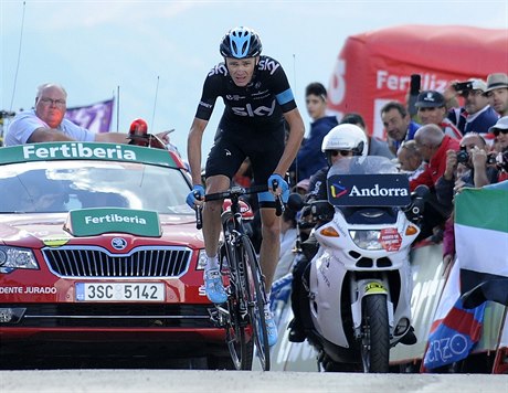 Chris Froome na nedávném Giru.