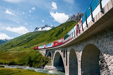 Panoramatický vlak Glacier Express