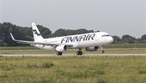 Letadlo Airbus A321 spolenosti Finnair.