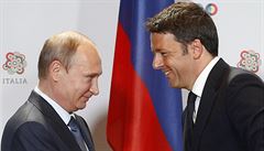 Ruský prezident Vladimir Putin se v rámci návtvy Itálie ve stedu setkal i s...