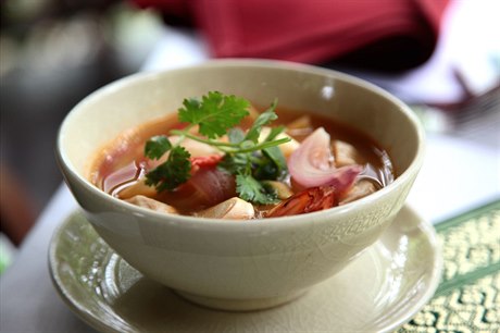 Dokonalé propojení chutí - to je polévka Tom Yam