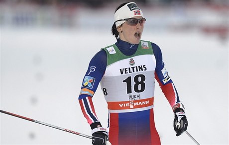 Norská bkyn na lyích Marit Bjorgenová.