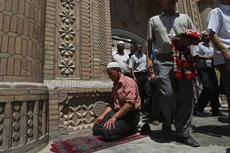 Ujgurové ijící v autonomní oblasti Sin-iang si dlouhodob stují na útlak ze...