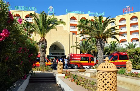 Hotel Marhaba v tuniském Súsa, kde na turisty zaútoil tiadvacetiletý mu.