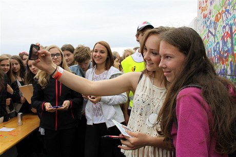 Gabrielle Hecl a její fotokoutek. Festival Utubering pedstavil svt...