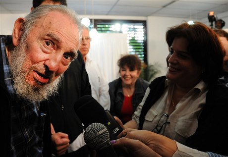 Fidel Castro u voleb (3. února 2013)
