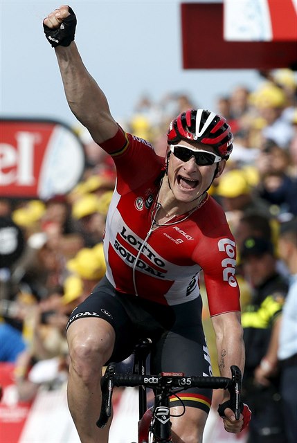 André Greipel práv vyhrál druhou etapu Tour de France 2015.