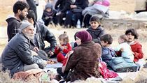 Uprchlci z Adry na cest do Damaku, ilustran foto
