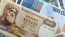 Řecká drachma a euro. | na serveru Lidovky.cz | aktuální zprávy