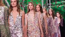 Z přehlídky značky Dior věnované vysoké krejčovině na fashion weeku v Paříži. | na serveru Lidovky.cz | aktuální zprávy