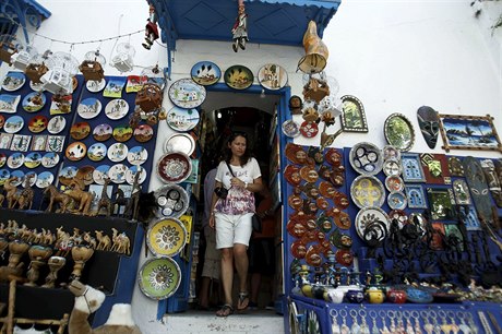 Turisté v Tunisku (ilustraní snímek).