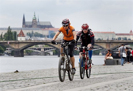 Automatické sítae zaznamenaly loni v Praze více ne 3,8 milionu cyklist.
