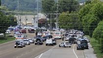 Velk policejn zsah v Chattanooga.