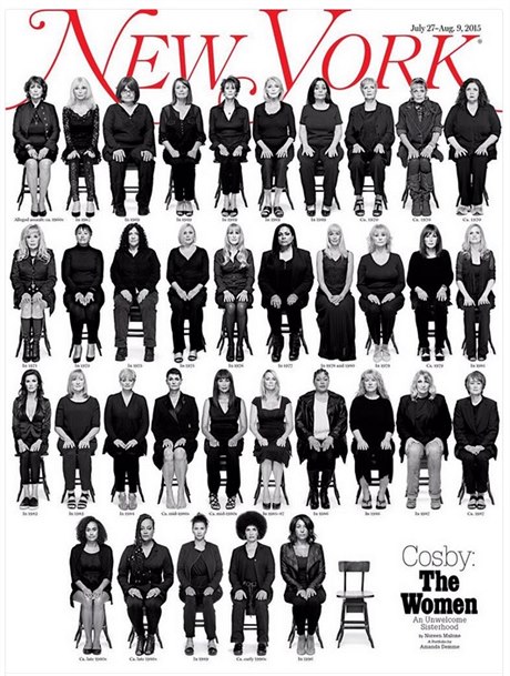 Obti Billa Cosbyho na obálce New York Magazínu