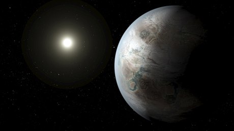 Ilustrace planety Kepler-452b.