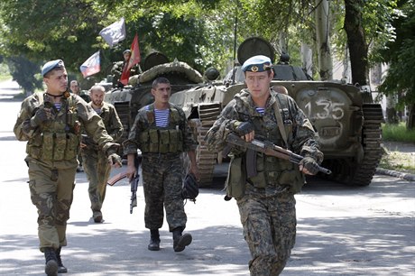 Ozbrojenci samozvané Doncké lidové republiky (Ilustraní foto)