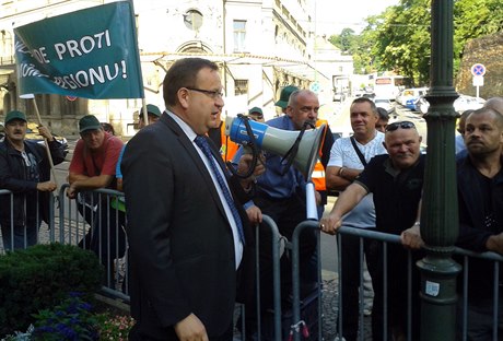 Protesty ped úadem vlády, ilustraní foto