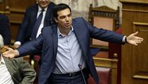 Alexis Tsipras na mimořádném zasedání řeckého parlamentu 23. července 2015. | na serveru Lidovky.cz | aktuální zprávy